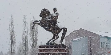 Malazgirt’te kar yağışı