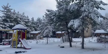 Hasretle beklenen kar bahara günler kala yağdı