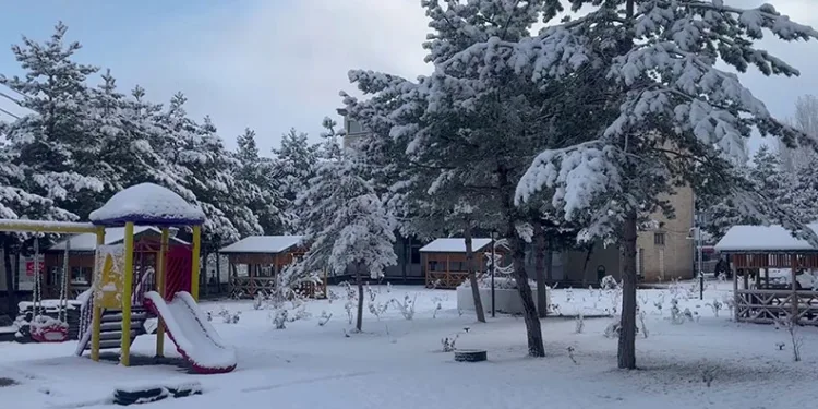 Hasretle beklenen kar bahara günler kala yağdı
