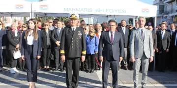 Atatürk’ün Marmaris’e gelişinin 89.yıldönümü törenle kutlandı