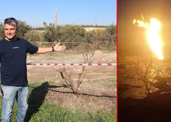Sondaj çalışmasında gaz çıktı