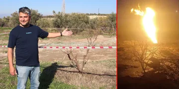 Sondaj çalışmasında gaz çıktı