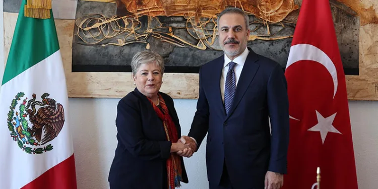 Bakan Fidan, Meksikalı mevkidaşı Alicia Bárcena Ibarra ile görüştü