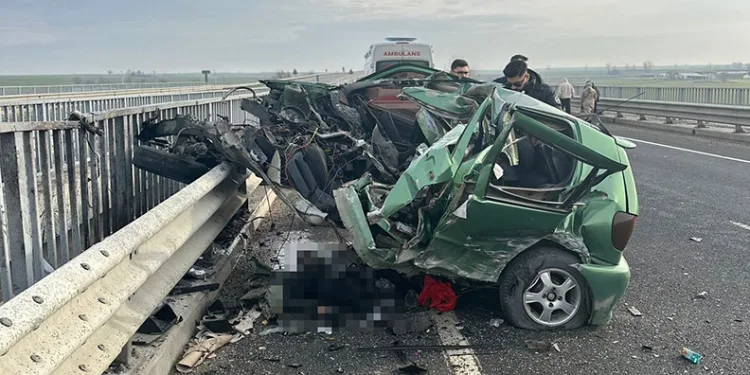 Tekirdağ’da feci kaza: 1 ölü