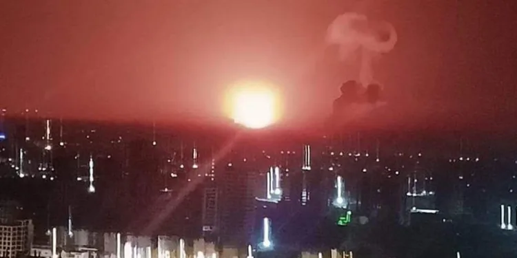 Şam yakınlarına hava saldırısı düzenlendi