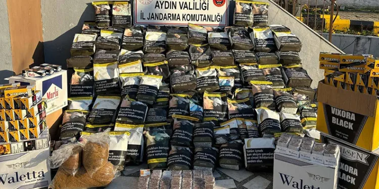 Aydın’da 115 bin adet makaron ele geçirildi