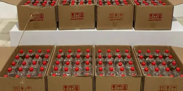 Samsun’da 240 litre etil alkol ele geçirildi