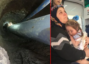 3 yaşındaki çocuk sondaj kuyusuna düştü