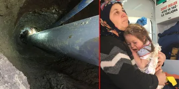 3 yaşındaki çocuk sondaj kuyusuna düştü