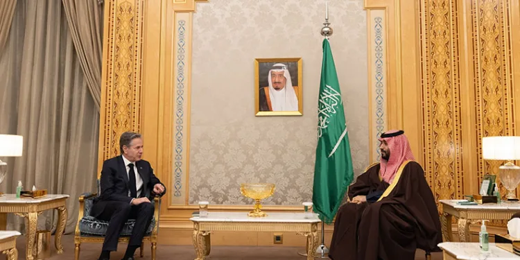 Blinken, Suudi Arabistan Veliaht Prensi Salman ile görüştü