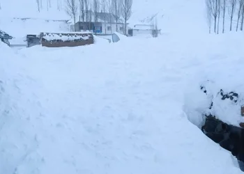 Van’da bir evin üzerine çığ düştü