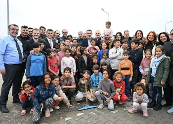 Asrın felaketinin 1. yıldönümünde BTSO heyeti Hatay’da