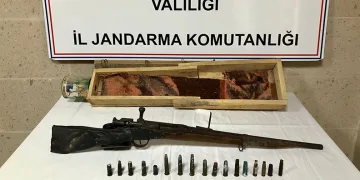 Tarihi değere sahip tüfek ele geçirildi