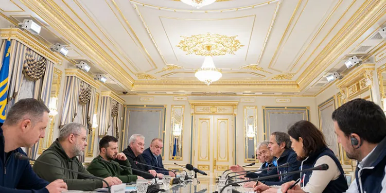 UAEA Başkanı Grossi, Zaporijya Nükleer Santrali’ni ziyaret edecek