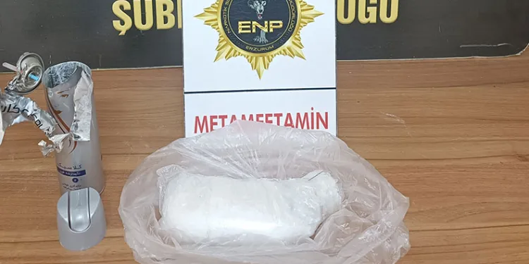 Erzurum’da 343 gram uyuşturucu yakalandı