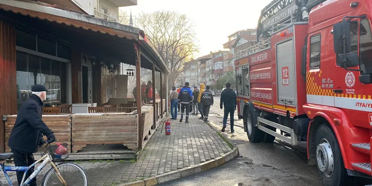 Gönen’de ekmek fırınında yangın çıktı