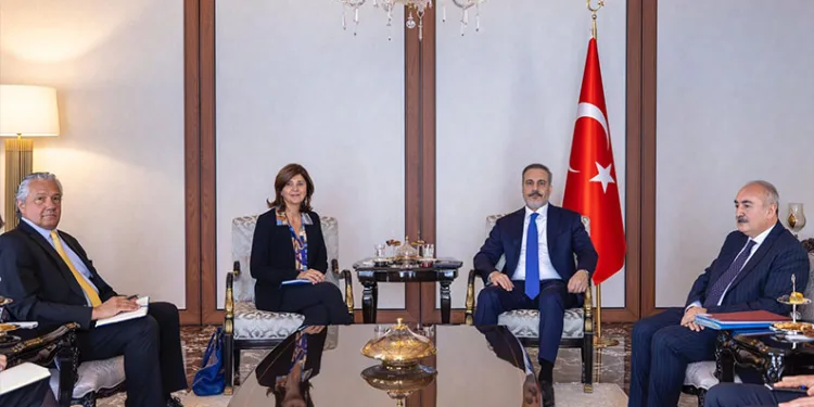 Bakan Fidan, Cuellar’ı kabul etti