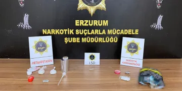 Erzurum’da uyuşturucu operasyonu