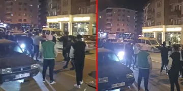 Bursa’da asker eğlencesinde yolu kesip çiftetelli oynadılar
