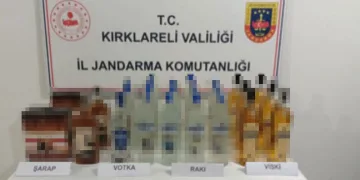 Kırklareli’nde kaçak içki ve uyuşturucu operasyonu