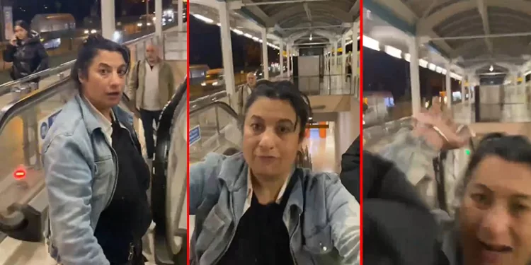 Bursa’da metroya alkollü binen kadın, yolculara saldırdı