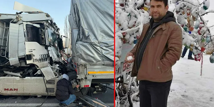 Konya’da tır, tıra arkadan çarptı: 1 ölü