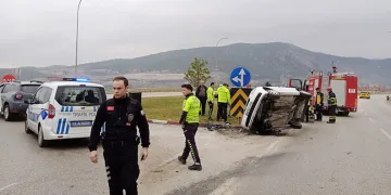 Bilecik’te meydana gelen kazada 1 kişi yaralandı