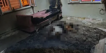 Yaşlı adam odasında çıkan yangında can verdi