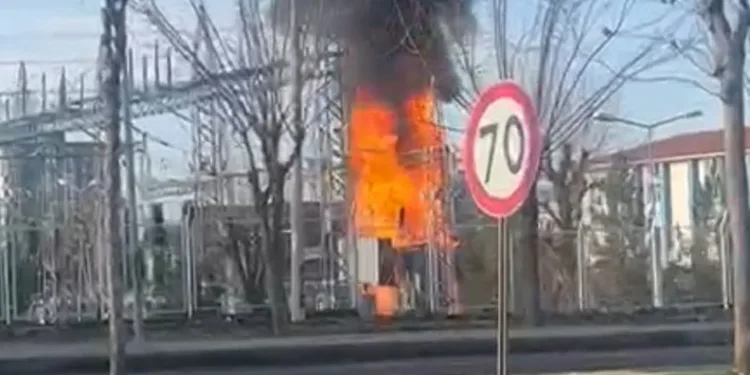 Siverek’te trafo merkezinde korkutan yangın