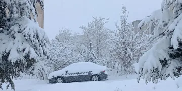 Van’da karla gelen güzellik