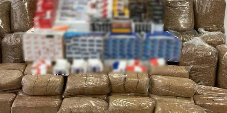 Samsun’da 1 ton 360 kilo kaçak tütün ele geçirildi