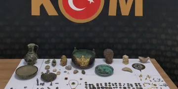 Erzurum’da tarihi eser operasyonu: 182 adet tarihi eser ele geçirildi