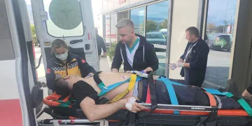 Kolunu merdanaye kaptıran işçi ağır yaralandı