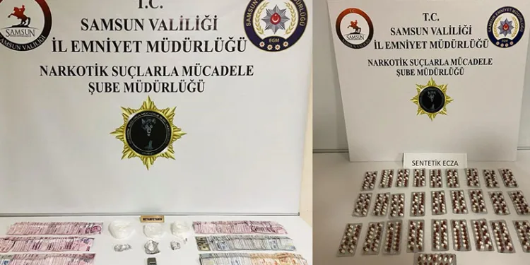 Samsun’da uyuşturucu uygulaması: 25 kişi yakalandı