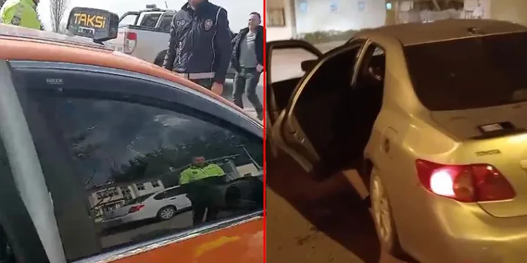 Amasya’da ticari taksi ve otomobilden 7 kaçak göçmen çıktı