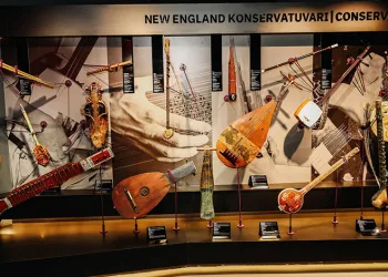 New England Konservatuvarı enstrümanları müzede sergileniyor