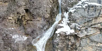Şırnak’ta şelalede kartpostallık görüntü
