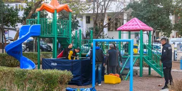 Çocuk parkında ceset bulundu