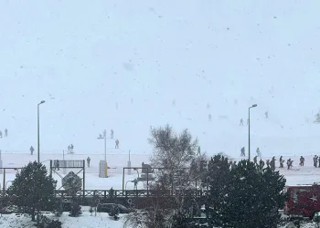 Erciyes’te kar