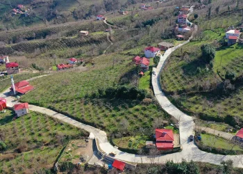 Ordu’da beton yol ağı genişliyor