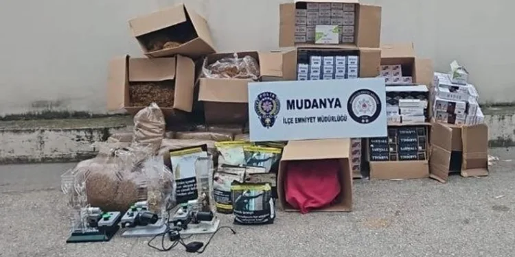 Bursa polisi kaçak tütüne geçit vermedi
