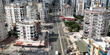 Mezitli’de Zeytinli Caddesi yenilendi