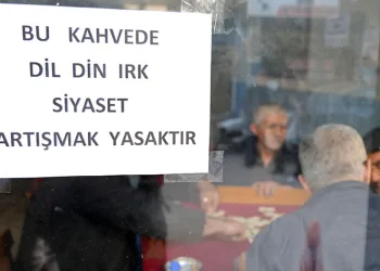 Bu kahvehanede ‘siyaset’ konuşmak yasak