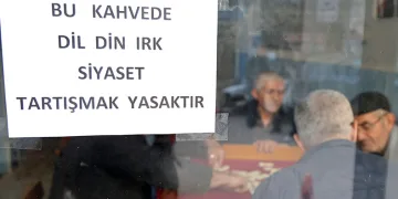 Bu kahvehanede ‘siyaset’ konuşmak yasak