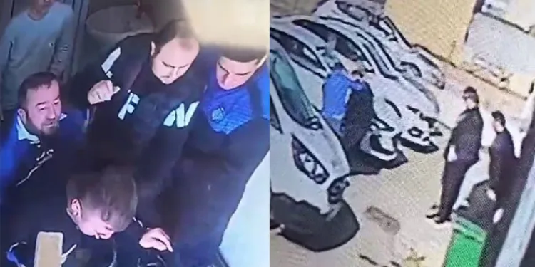 Arkadaşını heimlich manevrasıyla kurtardı