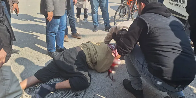Sürücü adayının çarptığı yaya yaralandı