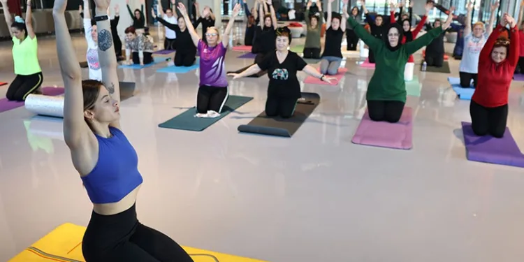 Pancar Deposu’nda yoga buluşmaları başladı