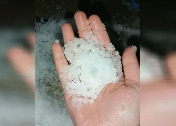 Elazığ’da şiddetli dolu yağışı