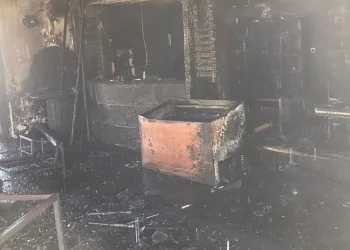 Oyun parkı çıkan yangınla kullanılmaz hale geldi
