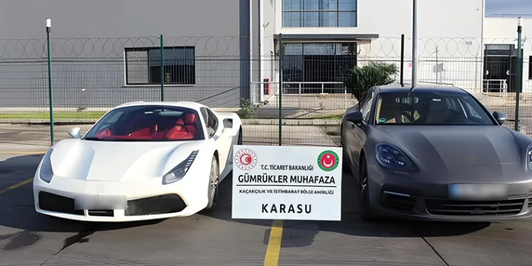 445 milyon lira değerinde kaçak otomobil operasyonu